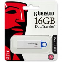 Cle USB Kingston Data Traveler G4 USB3 16 Go Blanc Bleu