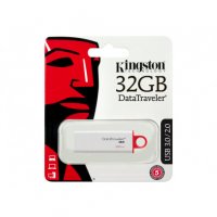 Cle USB Kingston Data Traveler G4 USB3 32 Go Blanc Rouge