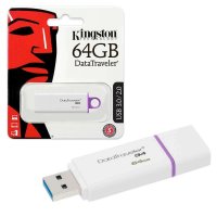 Cle USB Kingston Data Traveler G4 USB3 64 Go Blanc Violet