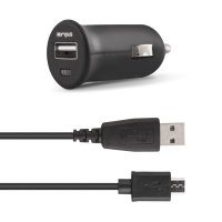 Campus Chargeur allume-cigare 2.1A + cable usb vers micro usb. Noir (C1U21MU)