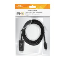 Adaptateur USB-C vers HDMI (2K/4K à 30Hz)
