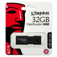 Cle USB Kingston Data Traveler DT100/G3 USB3 32 Go Noir