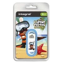 Integral Cle USB 2 The Lapins Cretin Plage 8 Go