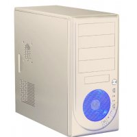 Max In Power 9906L1 Beige: Sans alim. Ventilateur 12cm avant lumineux et arriere