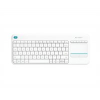 Clavier Logitech Wireless Touch K400 Plus White