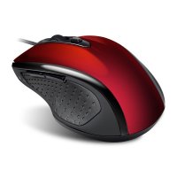 Souris Optique Filaire Advance - Shape 6D FILAIRE - Rouge