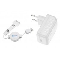 Chargeur Prise murale Heden 3 en 1, Micro USB, Iphone, Ipad