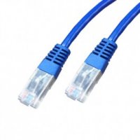 Cordon Cat 6e FTP Bleu - 0,25m