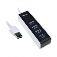 Hub USB 3.0 4 Ports Heden, sans transfo, cable 40cm