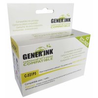 Cartouche Generink pour Canon 521/520 avec puce (2N,1C/M/J)